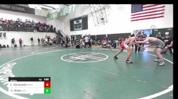 160 lbs Quarterfinal - Lance Dunwoody, Orange Lutheran vs Cosmo Wiele, Eagle Rock