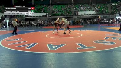 6A 285 lbs Semifinal - Gage Beyke, Gardendale Hs vs Julian Maddox, Shades Valley