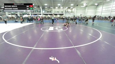 91 lbs Round Of 16 - Michael Menyo, Smitty's Wrestling Barn vs Benjamin Young, Top Flight Wrestling Academy