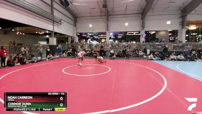 113 lbs Cons. Round 2 - Noah Carreon, Texas vs Connor Dunn, Spartan Mat Club