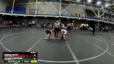 72 lbs Round 1 (6 Team) - Dominick DeFilippis, Yale Street vs Thomas McCoy, Junior Terps