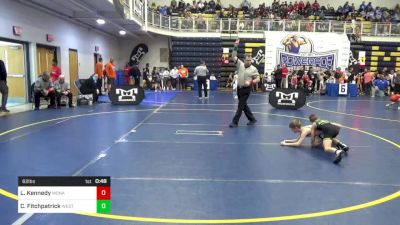 62 lbs Consy 1 - Lane Kennedy, Monarch Youth vs Charlie Fitchpatrick, Westshore W.C.