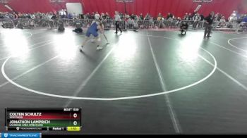 175 lbs Quarterfinal - Colten Schultz, Wisconsin vs Jonathon Lamprich, LaCrosse Area Wrestlers