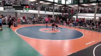 123-133 lbs Quarterfinal - Julian Torres, Fox Valley Wrestling Club vs Jose Zepeda, Aurora Wrestling Club