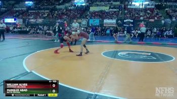A - 103 lbs 5th Place Match - Marquis Abad, Butte Central vs William Alves, Lockwood (Billings)