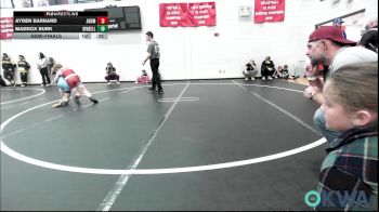 75 lbs Semifinal - Ayden Barnard, ARDMORE TAKEDOWN CLUB vs Maddox Burk, Division Bell Wrestling