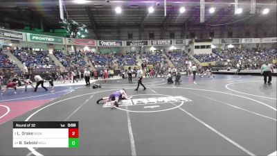 110 lbs Round Of 32 - Liam Drake, Basalt vs Brayden Sebold, Wellington