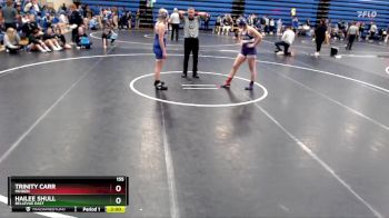 155 lbs Round 2 - Hailee Shull, Bellevue East vs Trinity Carr, Minden