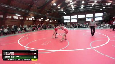 141 lbs Semifinal - Dom Vinci, Cortland State vs Shane Walczyk, Cortland State