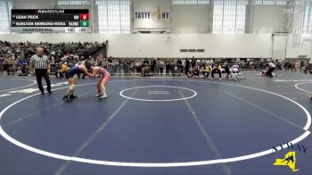 126 lbs Quarterfinal - Leah Peck, Midlakes Wrestling vs Suelyan Serrano-Rosa, Black & Blue Wrestling Crew