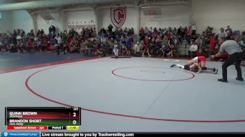 157 lbs Champ. Round 1 - Brandon Short, Coal Ridge vs Quinn Brown, Montrose