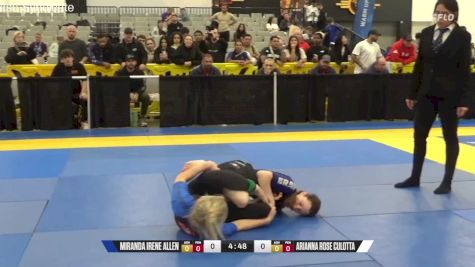 Arianna Rose Culotta vs Miranda Irene Allen 2024 World IBJJF Jiu-Jitsu No-Gi Championship