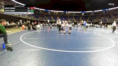 110 lbs Consy 4 - Bryce Zerbe, Tri-Valley vs Jayce Crebs, Lewisburg