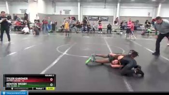 84 lbs Round 2 (4 Team) - Kenton Wesby, Bull Island vs Tyler Gardner, Daytrip Orange