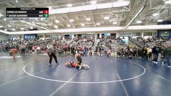 120 lbs Champ. Round 2 - Jorge (JJ) Munoz, Carbon vs Jacob Gardner, Woods Cross