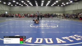 115 lbs Rr Rnd 2 - Travis Cardenas, LWA 14U vs Declan Koch, POWA 14U