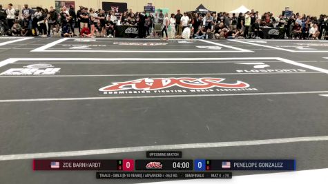 Zoe Barnhardt vs Penelope Gonzalez 2025 ADCC Orlando Open/Youth Trials