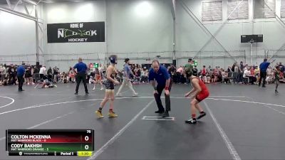 76 lbs Semis (4 Team) - Colton McKenna, Mat Warriors Black vs Cody Bakhsh, Mat Warriors Orange