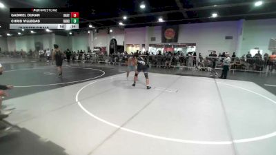 190 lbs Quarterfinal - Gabriel Duran, Unattached vs Chris Villegas, Rancho Bernardo WC