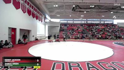 285 lbs Quarterfinal - Kenny Jackson, Oneonta State vs Darius Green, Unattached