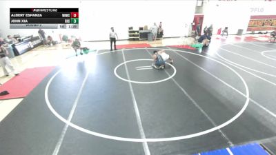190 lbs Round 2 - Albert Esparza, War Room Wreslting Club vs John Xia, Rowland High School