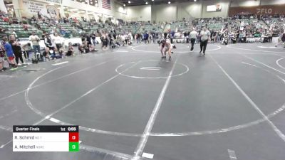 106 lbs Quarterfinal - Rhett Schmid, No Team vs Ava Mitchell, NorCal Nomads