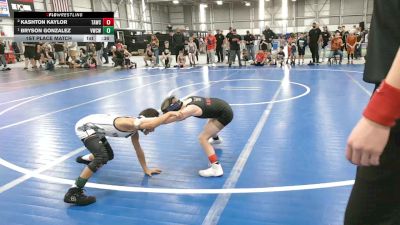 49 lbs 1st Place Match - Bryson Gonzalez, Victory Wrestling-Central WA vs Kashton Kaylor, Team Aggression Wrestling Club