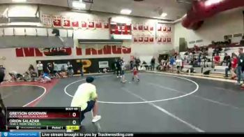 50-55 lbs Round 2 - Greyson Goodwin, Black Fox Wrestling Academy vs Orion Salazar, Team X-Treme Wrestling