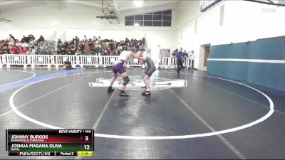 150 lbs Champ. Round 2 - Ethan England, Lemoore vs Kaileb Cadena, Bakersfield Christian