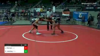 106 lbs Quarterfinal - Janessa George, Chatfield vs Devin Jansing, Norman North