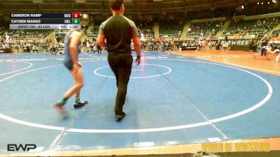 83 lbs Semifinal - Cameron Ramp, Backyard Brawlers Midwest vs Cayden Mango, Collum Trained