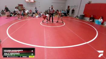 138 lbs Round 2 (6 Team) - Emilia Hernandez, Hired Guns Red vs Myleigh Hammarbeck, High Plains Marauders