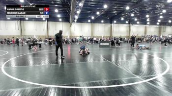 130 lbs Rr Rnd 2 - Naomi Santos, Mayhem Wrestling Club vs Madison LaBar, Florida Phoenix