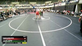 285 lbs Finals (8 Team) - Caleb Loomis, Rochester Mayo vs David Borchers, North Scott