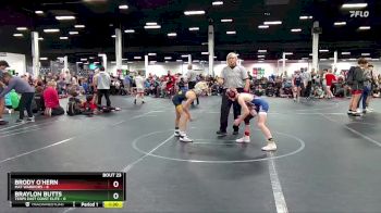 76 lbs Round 6 (8 Team) - Braylon Butts, Terps East Coast Elite vs Brody O`Hern, Mat Warriors