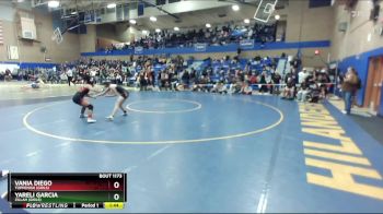 130lbs Champ. Round 4 - Vania Diego, Toppenish (Girls) vs Yareli Garcia, Zillah (Girls)