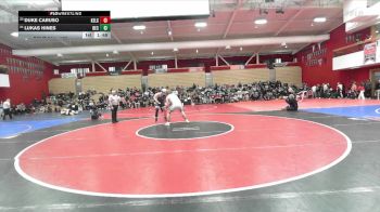 192 lbs Champ. Round 3 - Lukas Hines, Berean Christian vs Duke Caruso, Kelseyville