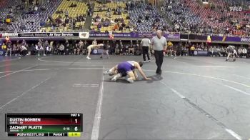 165 lbs Finals (2 Team) - Zachary Platte, Adrian vs Dustin Bohren, Loras