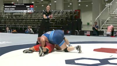 Masters E FS - 130 lbs Champ. Round 5 - Ronald Anno, Mad Cow Wrestling Club vs Brian Jones, Orange County Grappling