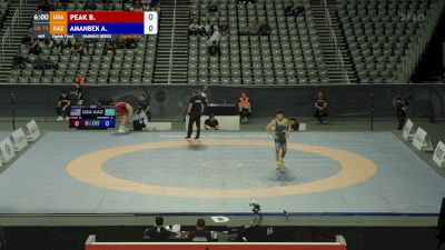 72 kg Rd Of 16 - Benji Peak, USA vs Almatbek Amanbek, KAZ