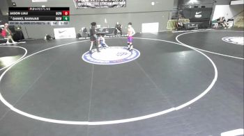 Semis - Jason Liau, Bellarmine College Prep High School Wrestling vs Daniel Barajas, Downey High School Wrestling