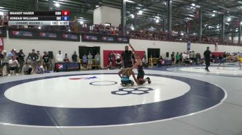 70F kg Champ. Round 1 - Brandt Harer, Skwc vs Jordan Williams, Hawkeye Wrestling Club