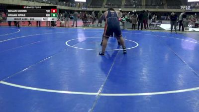 285 lbs Final - Nolan Coons, Pottstown vs Urijah Rivas, Ashley