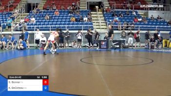 120 lbs Cons 64 #2 - Sean Bonner, Texas vs Kaden DeCoteau, North Dakota