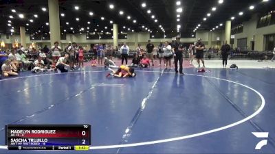 70 lbs Semis (4 Team) - Madelyn Rodriguez, AR- 15 vs Sascha Trujillo, Ain`t My First Rodeo