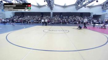 87-J lbs Consi Of 8 #1 - Jackson Danby, Team Tugman vs Luke Longo, Clearview