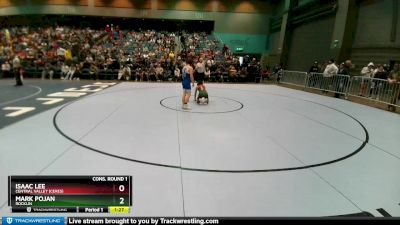 120 lbs Cons. Round 1 - Isaac Lee, Central Valley (Ceres) vs Mark Pojan, Rocklin