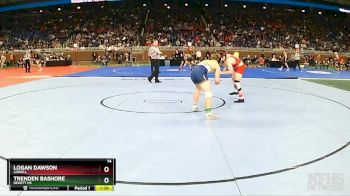 D2-132 lbs Quarterfinal - Trenden Bashore, DeWitt HS vs Logan Dawson, Lowell