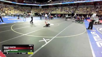 110 Class 1 lbs Quarterfinal - Bailey Martin, Kearney vs Sydnee Baldwin, Nevada