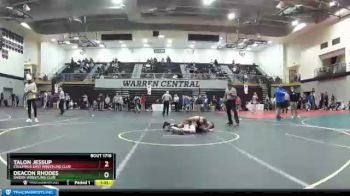 113 lbs Champ. Round 2 - Deacon Rhodes, Snider Wrestling Club vs Talon Jessup, Columbus East Wrestling Club